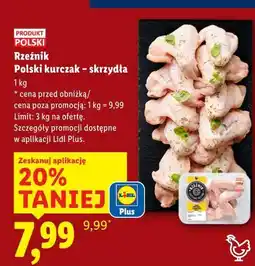 Lidl Rzeźnik Polski kurczak – skrzydła 1 kg oferta
