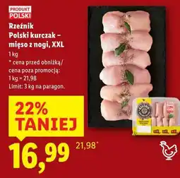 Lidl Rzeźnik Polski kurczak – mięso z nogi, XXL 1 kg oferta