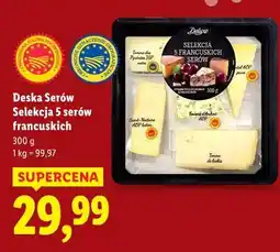 Lidl Deska Serów Selekcja 5 serów francuskich oferta