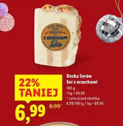 Lidl Deska Serów Ser z orzechami oferta