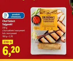 Lidl Chef Select Sajgonki z kurczakiem i warzywami lub z warzywami oferta