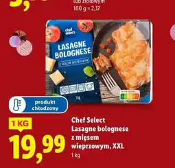 Lidl Chef Select Lasagne bolognese z mięsem wieprzowym XXL oferta