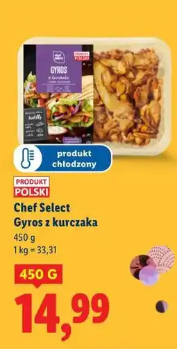 Lidl Chef Select Gyros z kurczaka oferta