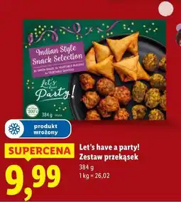 Lidl Let’s have a party! Zestaw przekąsek (Indian Style Snack Selection) oferta
