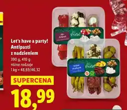 Lidl Let's have a party! Antipasti z nadzieniem oferta