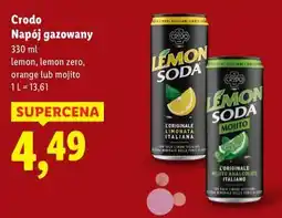 Lidl Crodo Napój gazowany (lemon, lemon zero, orange lub mojito) oferta