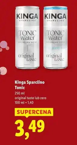 Lidl Kinga Sparclino Tonic oferta