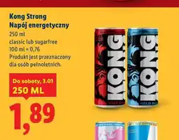 Lidl Kong Strong Napój energetyczny (250ml) oferta
