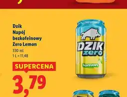 Lidl Dzik Napój bezkofeinowy Zero Lemon (330ml) oferta