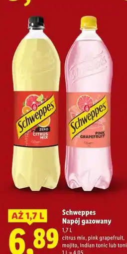 Lidl Schweppes Napój gazowany (butelka 1,7L) oferta