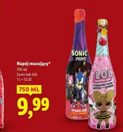 Lidl Napój musujący Sonic lub LOL oferta