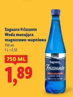 Lidl Saguaro Frizzante Woda musująca magnezowo-wapniowa 750 ml oferta