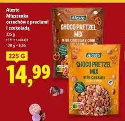 Lidl Alesto Mieszanka orzechów z preclami i czekoladą oferta