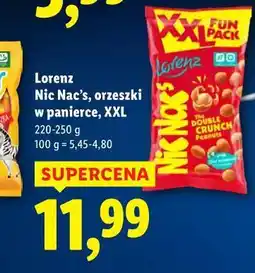 Lidl Lorenz Nic Nac's, orzeszki w panierce, XXL oferta