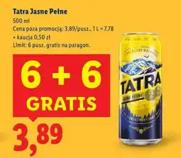 Lidl Piwo Tatra Jasne Pełne oferta
