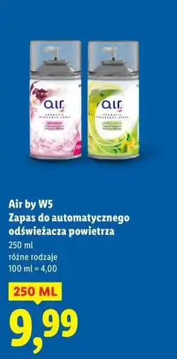 Lidl Air by W5 Zapas do automatycznego odświeżacza powietrza oferta
