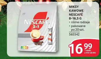 Selgros Miksy kawowe nescafé oferta