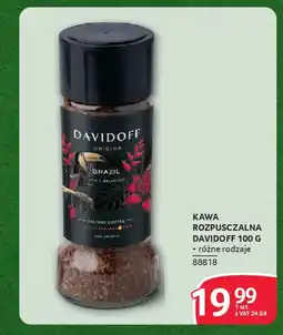 Selgros Kawa rozpusczalna davidoff oferta
