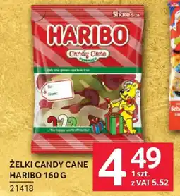 Selgros Żelki candy cane haribo oferta