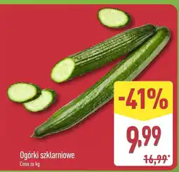 ALDI Ogórki szklarniowe oferta