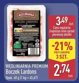 ALDI Boczek Lardons Wedliniarnia Premium oferta