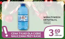 Selgros Woda żywiecki kryształ oferta