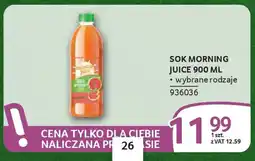 Selgros Sok morning juice oferta
