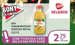 Selgros Sok pomarańczowy fortuna oferta