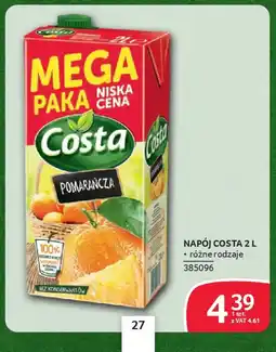 Selgros Napój costa oferta