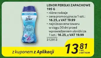 Selgros Lenor perełki zapachowe oferta
