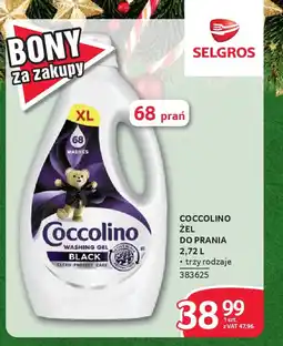 Selgros Coccolino żel do prania oferta