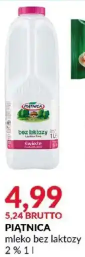 Eurocash PIĄTNICA mleko bez laktozy 2% oferta