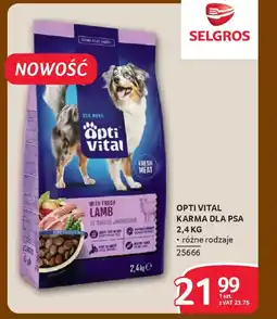 Selgros Opti vital karma dla psa oferta