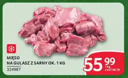 Selgros Mięso na gulasz z sarny oferta