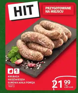 Selgros Kiełbasa niedźwiedzia surowa mała porcja oferta
