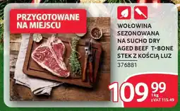 Selgros Wołowina sezonowana na sucho dry aged beef t-bone stek z kością oferta