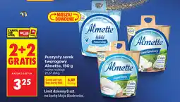 Biedronka Almette puszysty serek twarogowy 150g (różne rodzaje) oferta