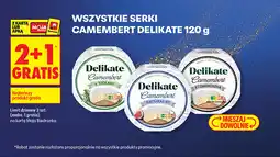 Biedronka Serki Camembert Delikate 120 g (różne rodzaje: z ziołami, naturalny, z czarnuszką) oferta