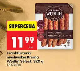 Biedronka Frankfurterki myśliwskie Kraina Wędlin Select, 320 g oferta