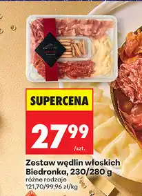Biedronka Zestaw wędlin włoskich Biedronka, 230/280 g oferta