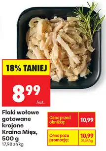 Biedronka Flaki wołowe gotowane krojone Kraina Mięs, 500 g oferta