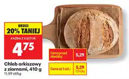 Biedronka Chleb orkiszowy z ziarnami, 410 g oferta