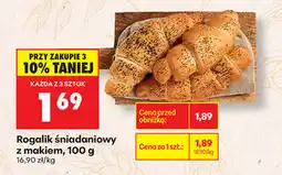 Biedronka Rogalik śniadaniowy z makiem, 100 g oferta
