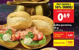 Biedronka Bułka poranna, 65 g oferta