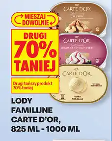 Biedronka Lody familijne Carte d'Or, 825 ml - 1000 ml oferta