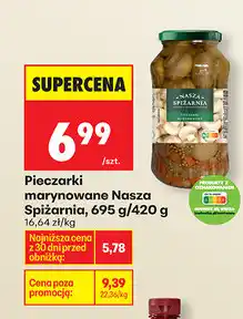 Biedronka Pieczarki marynowane Nasza Spiżarnia, 695 g/420 g oferta