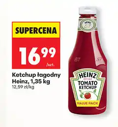 Biedronka Ketchup łagodny Heinz, 1,35 kg oferta