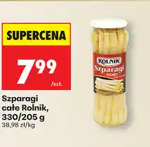 Biedronka Szparagi całe Rolnik, 330/205 g oferta