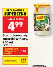 Biedronka Sos majonezowy tatarski Winiary, 250 ml oferta