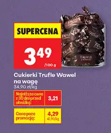 Biedronka Cukierki Trufle Wawel na wagę oferta